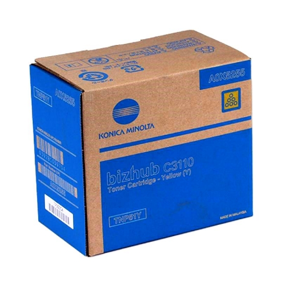 Imagine Cartus laser Konica Minolta OEM TNP-51 Y Toner