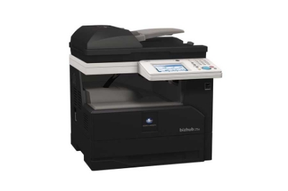 Imagine Multifunctionala LaserJet Monocrom, A4, Konica Minolta, Bizhub 25e, Duplex, USB, Network, Fax, Toner inclus, Pagini printate 20 - 50K