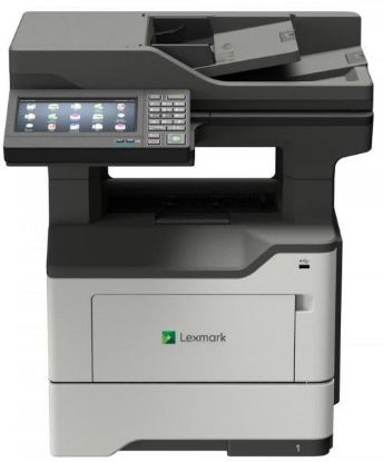 Imagine Multifunctionala LaserJet Monocrom, A4, Lexmark, MX622de, Duplex, DADF, USB, Network, Toner inclus, Pagini printate 100 - 200K, 2 Ani Garantie, Refurbished