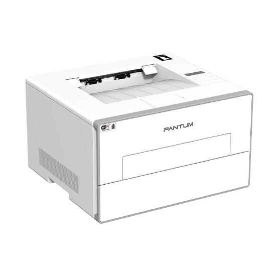 Imagine Imprimanta mono Pantum BP4200DW A4, 33ppm, Procesor 800MHz, memorie 256MB, Limbaje PCL5e,PCL6,PS3,PDF1.7, Duplex, Tava alimentare de  250 coli si tava iesire de 120 coli, Ecran LCD cu 2 linii, Recomandat pentru maxim 10000 pagini pe luna, Conectivitate USB, Se livreaza cu toner de 1500 pagini
