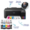 Imagine Imprimanta inkjet color CISS Epson L1270, dimensiune A4, viteza max 33ppm alb-negru, 15ppm color, rezolutie printer 5.760 x 1.440 DPI, alimentare hartie 100 coli, imprimare fara margini, interfata: USB 2.0, WI-FI, WI-FI Direct consumabile: 103 ecotank Black, Cyan, Magenta, Yellow, C13T00S14A