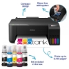 Imagine Imprimanta inkjet color CISS Epson L1230, dimensiune A4, viteza max 33ppm alb-negru, 15ppm color, rezolutie printer 5760x1440dpi, alimentare hartie 100 coli, imprimare fara margini, interfata: USB 2.0, consumabile: 103 ecotank Black, Cyan, Magenta, Yellow, C13T00S14A , C13T00S24A, C13T00S34A,