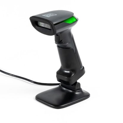 Imagine Cititor coduri de bare Nou cu fir, Metter HS2100, 2D, Stand, USB, 2 Ani Garantie, Nou