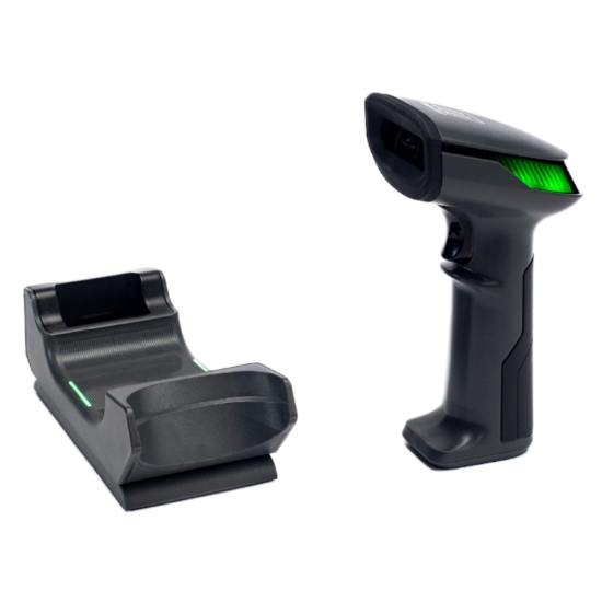 Imagine Cititor coduri de bare Nou Wireless + Bluetooth, Metter HS2200, 2D, Stand, 2 Ani Garantie, Nou