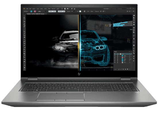 Imagine Laptop HP ZBook Fury 17 G7, Intel Core i7 10850H 2.7 GHz up to 5.1 GHz, nVidia Quadro RTX 5000 Max-Q 16 GB GDDR6, Wi-Fi, Bluetooth, WebCam, Display 17.3" 1920 by 1080, 64 GB DDR4; 2 TB SSD M.2 NVMe NOU; Windows 11 Home; 3 Ani Garantie, Refurbished