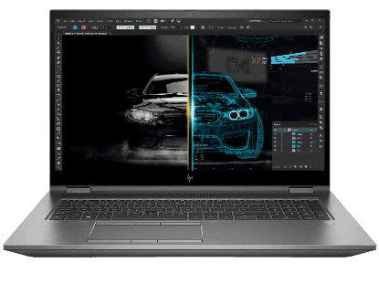 Imagine Laptop HP ZBook Fury 17 G7, Intel Core i7 10850H 2.7 GHz up to 5.1 GHz, nVidia Quadro RTX 5000 Max-Q 16 GB GDDR6, Wi-Fi, Bluetooth, WebCam, Display 17.3" 1920 by 1080, 64 GB DDR4; 2 TB SSD M.2 NVMe NOU; Windows 10 Pro; 3 Ani Garantie, Refurbished