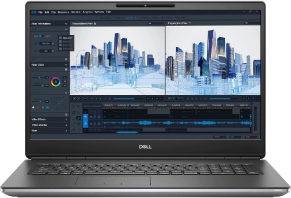 Imagine Laptop Dell Precision 7760, Intel Core i7 11850H 2.5 GHz up to 4.8 GHz, Nvidia RTX A3000 6 GB GDDR6, Wi-Fi, Bluetooth, WebCam, Display 17.3" 1920 by 1080, 128 GB DDR4; 2 TB SSD M.2 NVMe NOU; Windows 10 Pro; 3 Ani Garantie, Refurbished