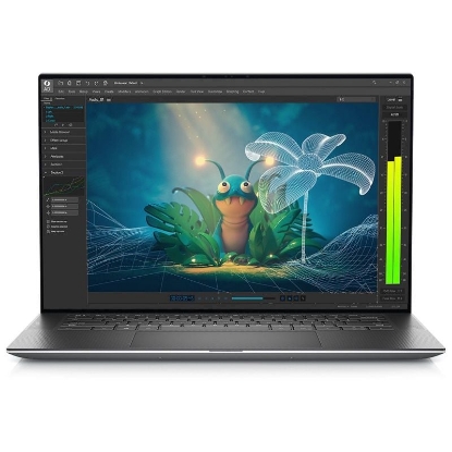 Imagine Laptop Dell Precision 5570, Intel Core i7 12800H 2.4 GHz up to 4.8 GHz, nVidia RTX A1000 4 GB GDDR6, Tastatura QWERTY US, Wi-Fi, Bluetooth, Webcam, Display 15.6" 3840 by 2400, Touchscreen, 16 GB DDR5; 512 GB SSD M.2 NVMe; Fara Windows; 3 Ani Garantie, Ca Nou
