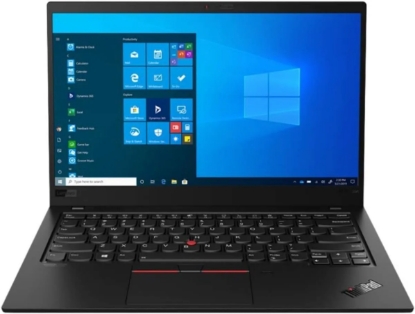 Imagine Laptop Lenovo ThinkPad X1 Carbon Gen 8, Intel Core i7 10610U 1.8 GHz up to 4.9 GHz, Intel HD Graphics, Tastatura QWERTY US, Wi-Fi, Bluetooth, WebCam, Display 14" 1920 by 1080, Touchscreen, 16 GB DDR3, 1 TB SSD M.2 NVMe NOU, Fara Windows, 3 Ani Garantie