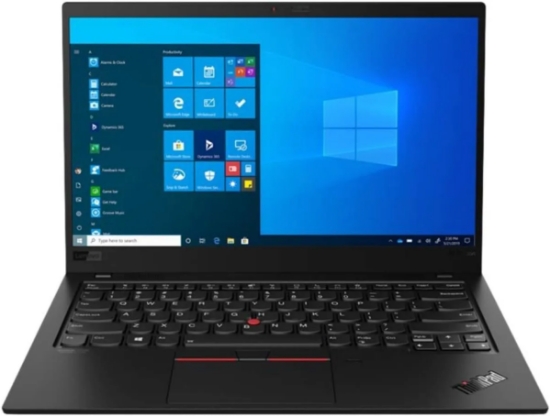 Imagine Laptop Lenovo ThinkPad X1 Carbon Gen 8, Intel Core i7 10610U 1.8 GHz up to 4.9 GHz, Intel HD Graphics, Tastatura QWERTY US, Wi-Fi, Bluetooth, WebCam, Display 14" 1920 by 1080, Touchscreen, 16 GB DDR3, 1 TB SSD M.2 NVMe NOU, Windows 10 Home, 3 Ani Garantie