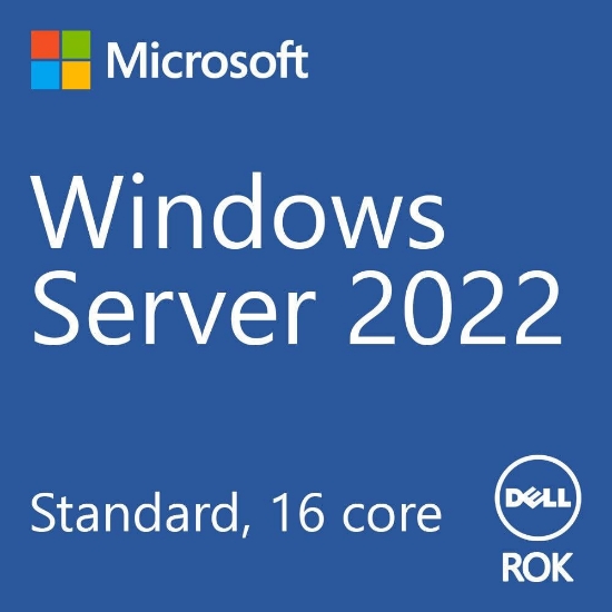 Imagine Licenta Microsoft Windows Server 2022 Standard, 16 Core, 64 bit, English, ROK KIT For Dell Servers