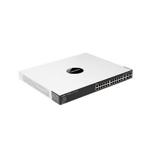 Imagine Switch Linksys SFE2000, 24 x Rj45 10/100 + 2 Rj45, 2 x SFP 1Gb, rackabil, 1U