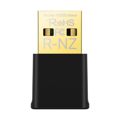 Imagine Adaptor wireless TP-Link, ARCHER TX20 NANO, AX1800, 1 x antena interna, Dual-Band 5Ghz, 2.4 Ghz, dimensiuni: 84 × 156.3 × 19.2 mm, Securitate Wireless: WEP, WPA/WPA2/WPA3, WPA-PSK/WPA2-PSK