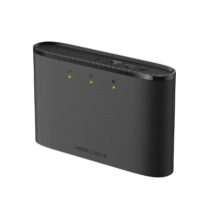 Imagine WI-FI LTE mobile Mercusys 4G MT110, Standarde wireless: IEEE 802.11a/b/g/n 2.4 GHz, dimensiuni: 111*70*23.8 mm, 1 Nano SIM card slot, Alimentare micro USB, Viteza wireless: 150 Mbps 2.4 GHz, Suporta retele 3G/4G,