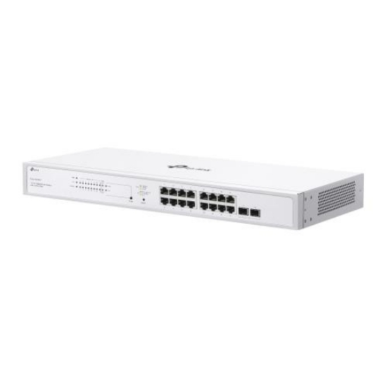 Imagine TP-LINK 18-Port Gigabit Smart Switch with 16-Port PoE+ FESTA FS318GP, Interfata: 16× 10/100/1000 Mbps RJ45 Ports (Auto Negotiation/Auto MDI/MDIX), Dimensiuni: 440×180×44 mm, Capacitate Switch: 36 Gbps, Packet Forwarding Rate: 26.78 Mpps