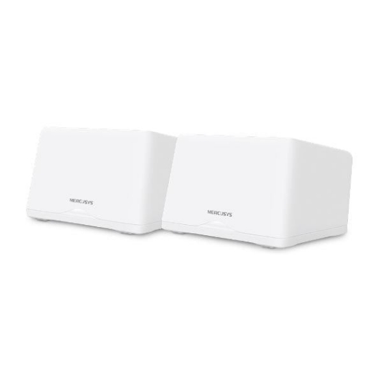 Imagine MERCUSYS HALO H47BE WHOLE MESH WIFI 7 2PACK, Tri-Band, Standarde wireless: 6 GHz: IEEE 802.11be, 5 GHz: IEEE 802.11b/g/n/ac/ax/be mixed, 2.4 GHz: IEEE 802.11b/g/n/ax mixed, Viteza wireless: 5760 Mbps at 6 GHz, 2880 Mbps at 5 GHz, 574 Mbps at 2.4 GHz, Dimensiuni: 170 × 122.4 × 103.5 mm, Interfata: 3