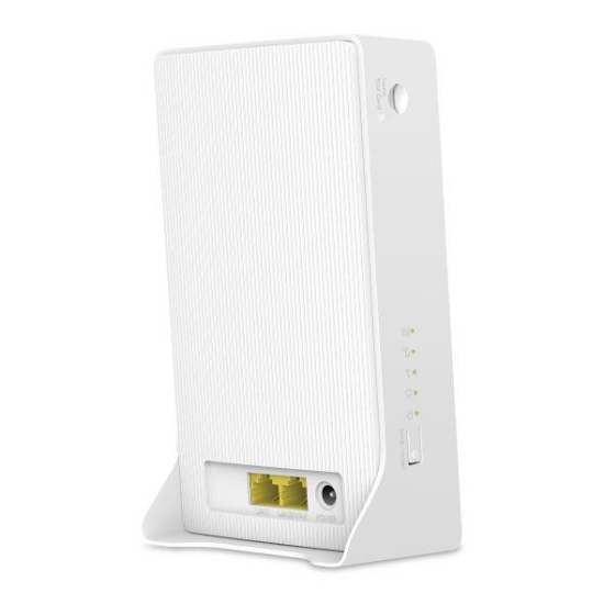 Imagine MERCUSYS 300 Mbps Wireless N 4G LTE Router, Wireless Standards: IEEE 802.11b/g/n, Frecventa: 2.4 Ghz, Dimensiuni: 95×61.05×165.97 mm, Interfata: 1× 10/100Mbps LAN/WAN Port, 1× 10/100Mbps LAN Port, 1× Nano SIM Card Slot,