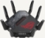 Imagine Router Asus Quad-Band ROG Rapture GT-BE98, WIFI-7, Standarde wireless: WiFi 6 (802.11ax), WiFi 7 (802.11be), IEEE 802.11a, IEEE 802.11b, IEEE 802.11g, IEEE 802.11n, IEEE 802.11ac, IPv4, IPv6, Segment Produs: BE25000, Viteza wireless: 1376+5764+5764+11529 Mbps, 8 x antene externe, Procesor: 2.6GHz