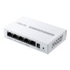 Imagine Asus EBP15 Switch 5 Porturi GBE, Smart managed, POE, Standarde retea: IEEE 802.1p, IEEE 802.1q, IEEE 802.3ab, IEEE 802.3af, IEEE 802.3at, IEEE 802.3i, IEEE 802.3u, IEEE 802.3x, IPv4, Interfata 5 x 10/100/1000Mbps, Buget POE: 60w, Securitate: SSL/TLS.