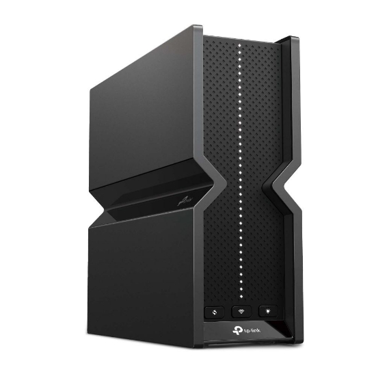 Imagine Router Wireless TP-Link ARCHER BE550, 1xWAN 2.5 Gbps, 4xLAN 2.5 Gbps, 6 antene externe, tri-band AC750 (5760/2880/574Mbps), Buton WirelessON/OFF,buton WPS