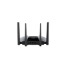Imagine DAHUA AX1500 WIRELSS ROUTER DH-AX15M, Standarde wireless: 2.4 GHz: 802.11 b/g/n, 5 GHz: 802.11 a/n/a/ac/ax, Dual Band; 2.4 GHz: 300 Mbps, 5 GHz: 1201 Mbps, interfata: 1 x 10/100/1000Mbps WAN, 2 x 10/100/1000Mbps LAN, Memorie: 128 MB Flash, 128 MB RAM, dimensiuni: 215 mm × 119 mm × 173 mm, Greutate