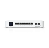 Imagine UBIQUITI Switch 8 porturi POE USW-PRO-8-POE-120W, Layer 3, Dimensiuni: 200 x 248 x 44 mm, Greutate: 2.1kg, Interfata: 8 x 10/100/1000Mbps, 2 x 10G SFP, 6 porturi POE, 2 porturi POE++, Capacitate switch: 56Gbps, buget POE: 120W.