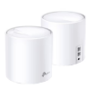 Imagine TP-Link DECO X10(2-PACK) Sistem Mesh Wi-Fi 6 Dual-Band AX1500 cu acoperire în toată locuința, Standarde wireless: IEEE 802.11ax/ac/n/a 5 GHz, IEEE 802.11n/b/g 2.4 GHz, Viteza wireless: 5 GHz: 1201 Mbps, 2.4 GHz: 300 Mbps, 2 x antene interne, pachet cu doua bucati pentru case cu 2-4 camere,