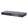 Imagine Dahua Managed Switch 18 porturi, 16 porturi POE, Gigabit, Port 1-16:16 × 10M/100M/1000MBase-T (PoE), Port 17-18:2 × 10M/100M/1000MBase-T (uplink) (combo), Port 17-18:2 × 1000M SFP (uplink)(combo), 1 × Console port, Managed L2, Capacitate switch: 56 Gbps, Packet Forwarding Rate: 29.76 Mpps