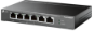 Imagine "6-Port Gigabit Desktop Switch with 3-Port PoE+ and 1-Port PoE++ PORT: 1× Gigabit PoE++ Port, 3× Gigabit PoE+ Ports, 2x Gigabit Non-PoE Ports SPEC: 802.3af/at/bt type3, 64 W PoE Power,  Desktop Steel Case FEATURE: Extend Mode for 250m PoE Transmitting for Port1-2, PoE Auto Recovery for Port1-4, Plug