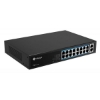 Imagine POE Switch Milesight 16 Porturi POE MS-S0216-GL, Porturi: 16X10/100MbpsPoEports(RJ45) +2X1000Mbps uplink ports, Alimentare: Built- in switching power supply AC 100~240 V, 50-60 Hz, 2.5A; Standard POE: IEEE802.3af/at; Buget POE: max. 200W, max 30W per port, Temperatura de functionare:-20℃~55℃; IP30