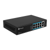 Imagine POE Switch Milesight 8 Porturi POE MS-S0208-EL, Porturi: 8 × 10/100 Mbps PoE ports (RJ45),2 × 1000 Mbps uplink ports, Alimentare: Built-in switching power supply AC 100~240 V, 50-60 Hz, 2.2 A; Standard POE: IEEE802.3af/at; Buget POE: max. 120W, max 30W per port, Temperatura de functionare:-20℃~55℃