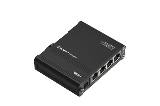 Imagine TELTONIKA 4PORT UNMANAGED DIN RAIL SWITCH TSW304, Interfata: 4 x ETH ports, 10/100/1000 Mbps, supports auto MDI/MDIX crossover, Standarde retea: 802.3i, 802.3u, 802.3ab, 802.3x, 802.3az, 802.3ad, Latime de banda: 8 Gbps, Carcasa aluminiu, Dimensiuni: 102 x 25 x 81.5 mm, Greutate: 210g, IP30