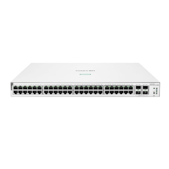 Imagine HPE Networking Instant On Switch 48p Gigabit CL4 PoE 4p SFP+ 370W 1930