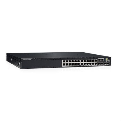 Imagine Dell EMC Switch N3224T-ON, 24x1G RJ-45, 4x10G SFP+, 2x100G QSFP28, 1xAC PSU, IO/PS, OS6,  3Yr ProSupport + NBD