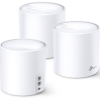 Imagine TP-Link AX5400 whole home mesh Wi-Fi 6 System, Deco X60(3-pack);  Standarde Wireless: IEEE 802.11 ax/ac/n/a 5 GHz, IEEE 802.11 ax/n/g/b 2.4 GHz, 2 LAN/WAN Gigabit Ethernet Ports, Qualcomm 1 GHz Quad-core CPU, 4 internal antennas per Deco unit, 2402 Mbps (5 GHz), 574 Mbps (2.4 GHz).