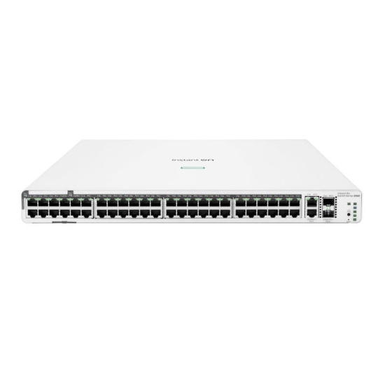 Imagine HPE Networking Instant On Switch 40p Gigabit CL4 8p Gigabit CL6 PoE 2p 10GBT 2p SFP+ 600W 1960