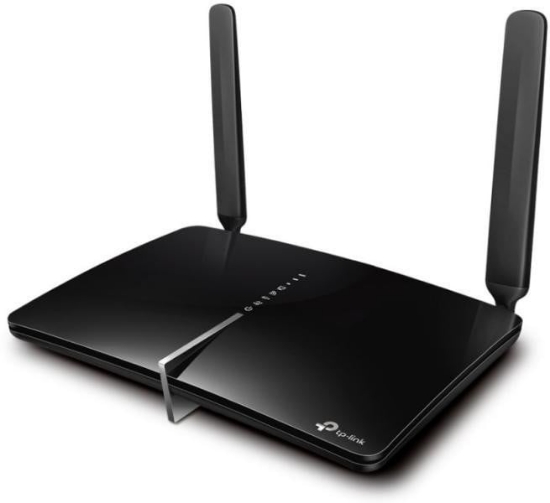 Imagine TP-LINK AC1200 Wireless Dual Band 4G + cat6 Router, ARCHER MR600,3* 10/100Mbps LAN Ports, 1* 10/100Mbps LAN/WAN Port, 1* micro SIM Card Slot, 2* Detachable External 4G LTE Antennas,IEEE 802.11a/n/ac 5 GHz, IEEE 802.11b/g/n 2.4 GHz, WPS Button, Reset Button, WiFi On/Off Button, Power On/Off Button