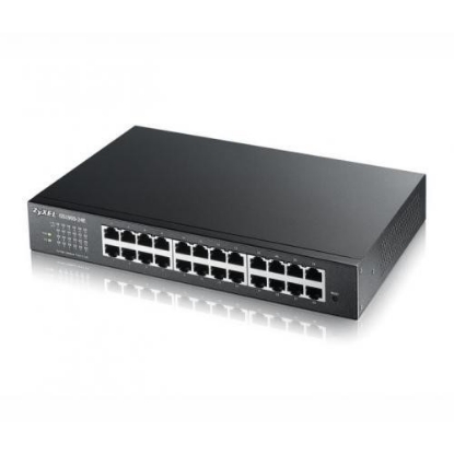 Imagine Zyxel GS1900-24, 24-port GbE L2, 24 Port  Smart Switch, rackmount,