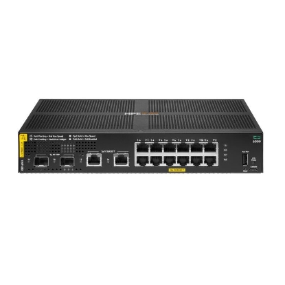 Imagine HPE Aruba Networking CX 6000 12G Class4 PoE 2G/2SFP 139W Switch