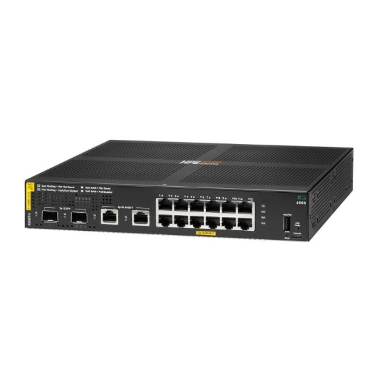 Imagine HPE Aruba Networking CX 6000 12G Class4 PoE 2G/2SFP 139W Switch