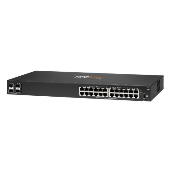 Imagine HPE Aruba Networking CX 6000 24G 4SFP Switch