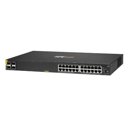 Imagine HPE Aruba Networking CX 6000 24G Class4 PoE 4SFP 370W Switch
