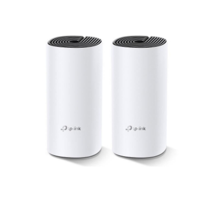 Imagine TP-Link Sistem Mesh Wi-Fi pentru întreaga casă AC1200, DECO M4(2-PACK); Procesor: Quad-core CPU; Interfață: 2 Gigabit Ethernet Ports (WAN/LAN auto-sensing) per Deco unit; 2 internal dual-band antennas per Deco unit; Flash: 16 MB; SDRAM: 128 MB; Standarde Wireless: IEEE 802.11 ac/n/a 5 GHz, IEEE