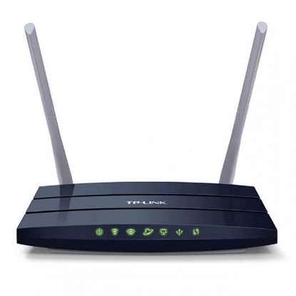 Imagine Router Wireless TP-Link ARCHER C50 v3, 1xWAN 10/100, 4xLAN 10/100, 4antene externe,dual-band AC1200 (300/867Mbps), Buton Wireless ON/OFF