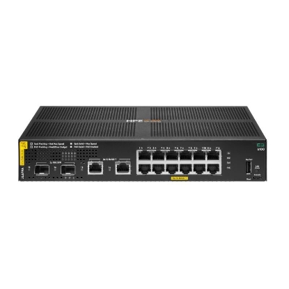 Imagine HPE Aruba Networking CX 6100 12G Class4 PoE 2G/2SFP+ 139W Switch