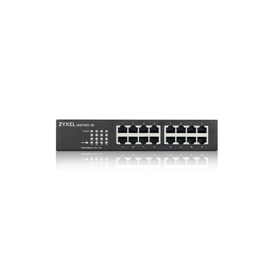 Imagine Switch ZYXEL GS1100-16, 16-port, 10/100/1000 Mbps