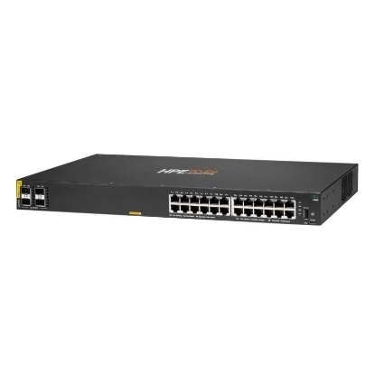 Imagine HPE Aruba Networking CX 6100 24G Class4 PoE 4SFP+ 370W Switch