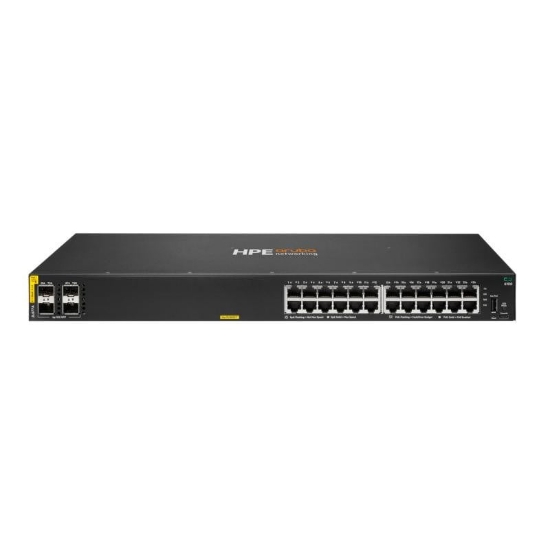 Imagine HPE Aruba Networking CX 6100 24G Class4 PoE 4SFP+ 370W Switch