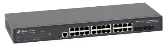Imagine "JetStream™ 24-Port Gigabit L2+ Managed Switch with 4 10GE SFP+ Slots PORT: 24× Gigabit RJ45 Ports, 4× 10G SFP+ Slots, RJ45/Micro-USB Console Port SPEC: 1U 19-inch Rack-mountable Steel Case FEATURE: Integration with Omada SDN Controller, Static Routing, OAM, sFlow, DDM, 802.1Q VLAN, QinQ