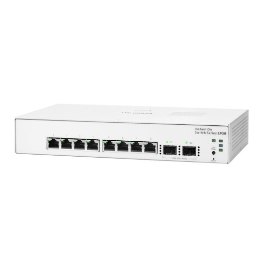 Imagine HPE Networking Instant On Switch 8p Gigabit 2p SFP 1930